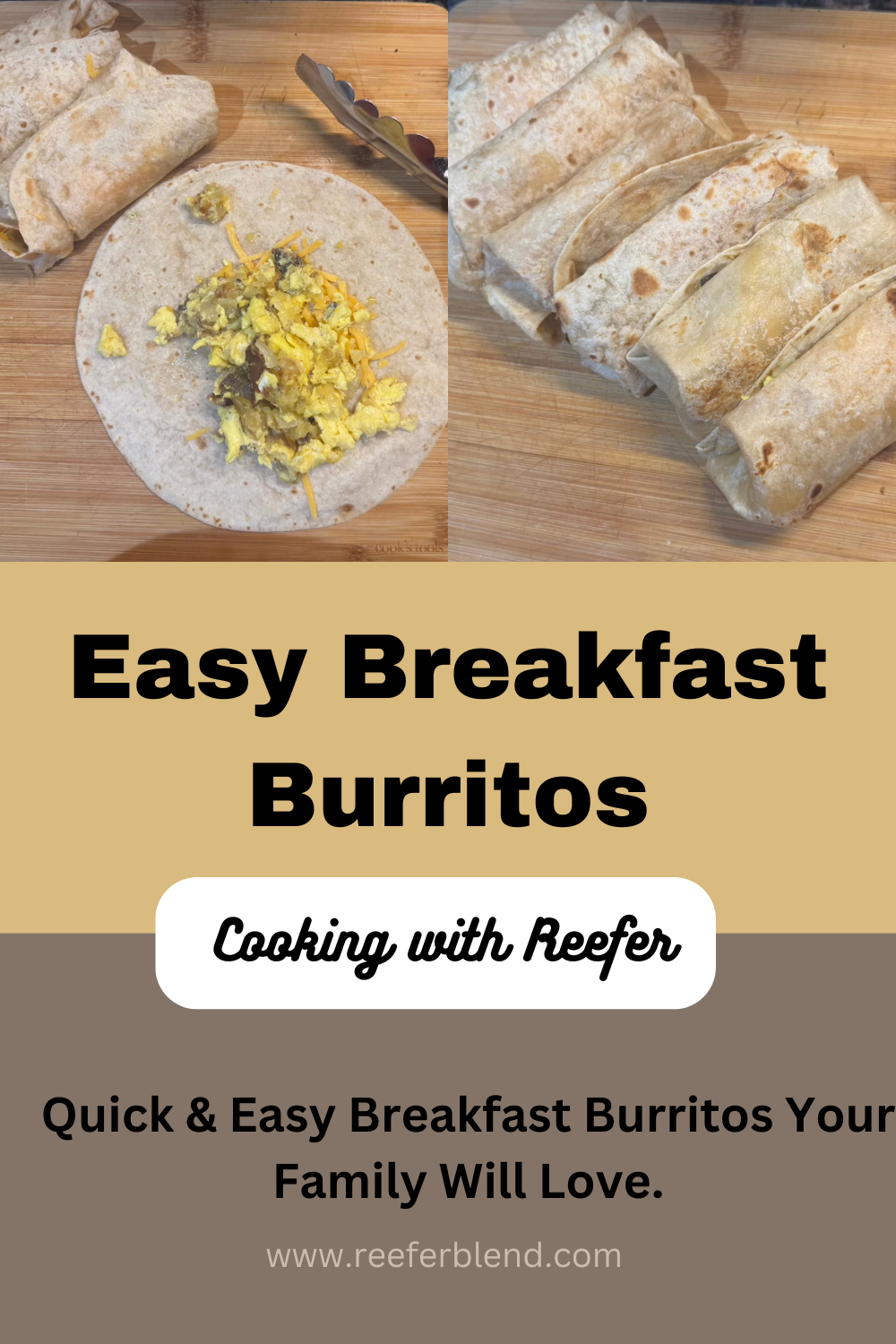Make Ahead Freezer Breakfast Burritos